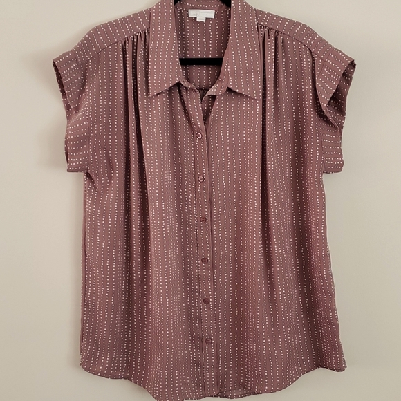 14th & Union Large Dusty Rose Blouse - Picture 1 of 7